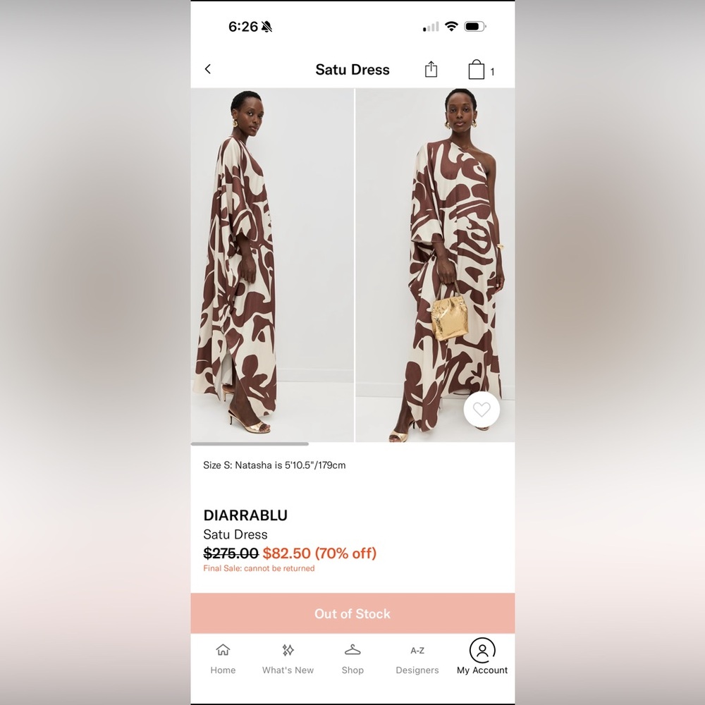 Diarrablu Satu dress